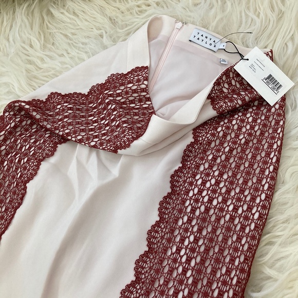 TANYA TAYLOR Crochet-Paneled Simmons Skirt - Picture 5 of 12